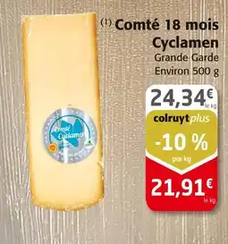 Colruyt Comté 18 mois Cyclamen offre