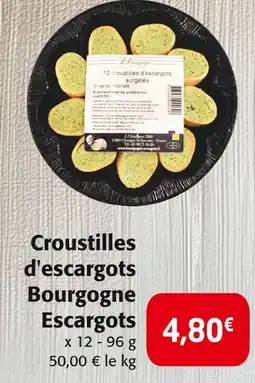 Colruyt Bourgogne Escargots Croustilles d'escargots offre