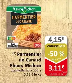 Colruyt FLEURY MICHON Parmentier de Canard offre