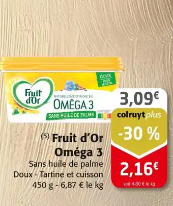 Colruyt Fruit d'Or Omega 3 offre