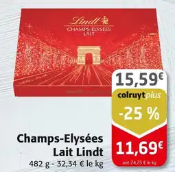 Colruyt Lindt Champs-Elysées Lait offre