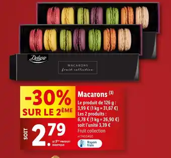 Lidl DELUXE Macarons offre