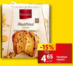 Lidl Favorina Panettone Classico offre