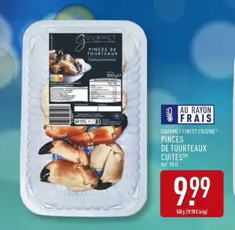 ALDI Gourmet Finest Cuisine Pinces de tourteaux cuites offre