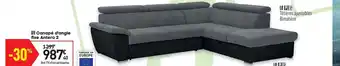 Conforama Canapé d'angle fixe Antero 2 offre