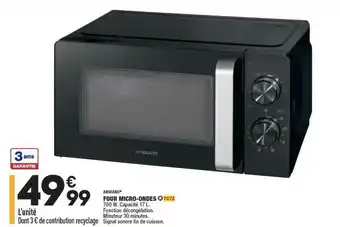 ALDI Four Micro-ondes Ambiano offre