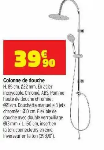 Bricorama Colonne De Douche offre