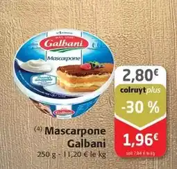 Colruyt Galbani - mascarpone offre