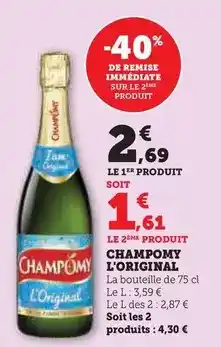 U Express Champomy - l'original offre