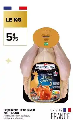 Carrefour Contact Maître coq - petite dinde pleine saveur offre