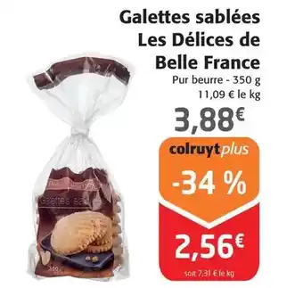 Colruyt Les délices de belle france - galettes sablées offre