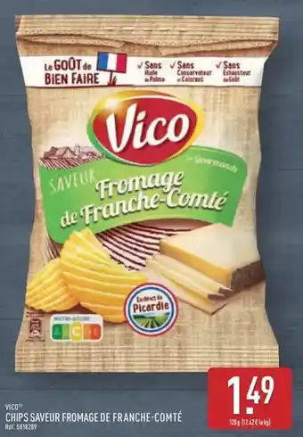 ALDI Vico - chips saveur fromage de franche comté offre