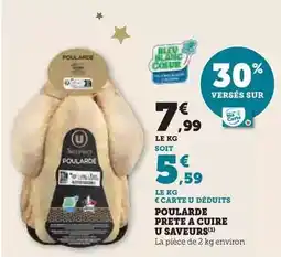 Hyper U U - poularde prete a cuire saveurs offre