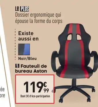 Fauteuil de bureau Aston