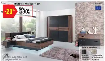 Conforama Lit Dolce Cottage offre