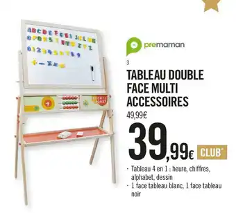Orchestra Premaman tableau double face multi accessoires offre