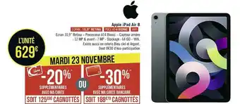 Géant Casino Apple apple ipad air 8 offre