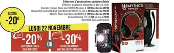 Konix bon plan sur la sélection d’accessoires consoles konix