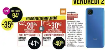 Géant Casino Xiaomi smartphone offre