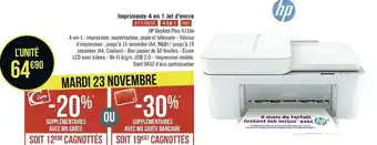 Géant Casino Hp imprimante 4 en 1 jet d’encre offre