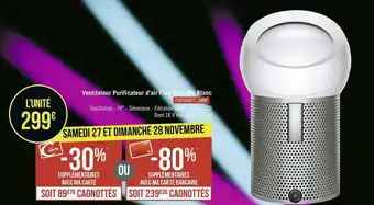 Géant Casino Dyson ventilateur purificateur d’air pure cool me blanc offre