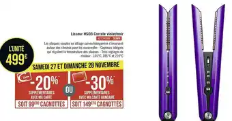 Dyson lisseur hs03 corrale violet/noir