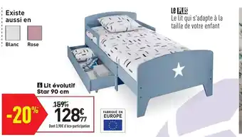 Conforama Lit evolutif Star offre