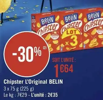 Géant Casino Belin chipster l’original offre