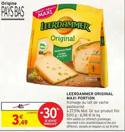 Intermarché Hyper LEERDAMMER Original maxi portion offre