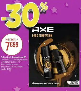Axe coffret dark temptation