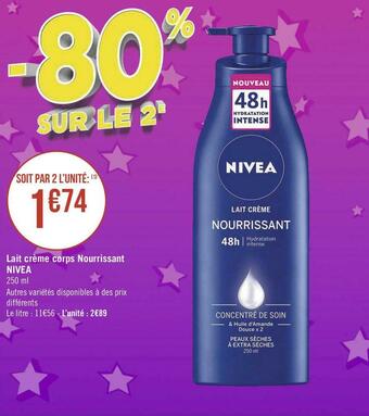 Nivea lait crème corps nourrissant