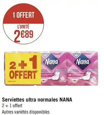 Nana serviettes ultra normales