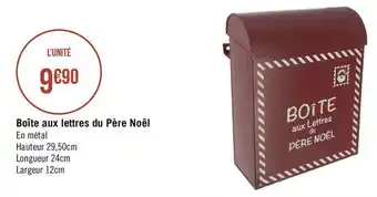 Géant Casino Boîte aux lettres du père noêl offre