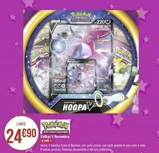 Géant Casino Pokemon coffret v novembre offre