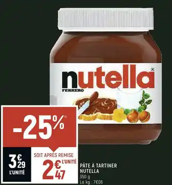 Petit Casino Ferrero pâte à tartiner nutella offre