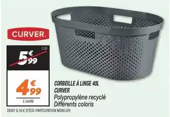 Netto Curver - corbeille à linge 40l offre