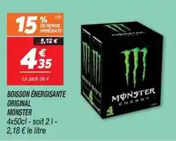 Netto Monster - boisson énergisante original offre