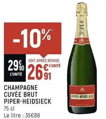Petit Casino Piper-heidsieck champagne cuvée brut offre