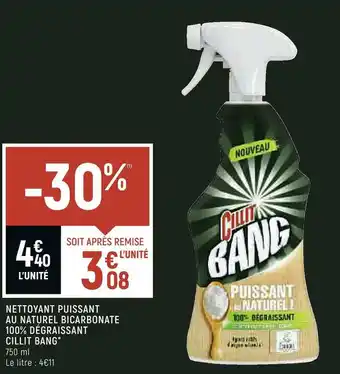 Cillit bang nettoyant puissant au naturel bicarbonate 100% dégraissant*
