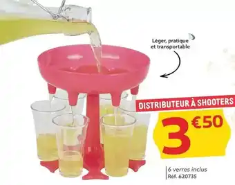 Gifi Distributeur à shooters offre