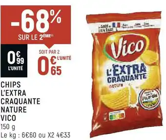 Vival Vico chips l’extra craquante nature offre