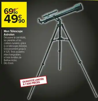 Carrefour Market Astrolon mon télescope offre