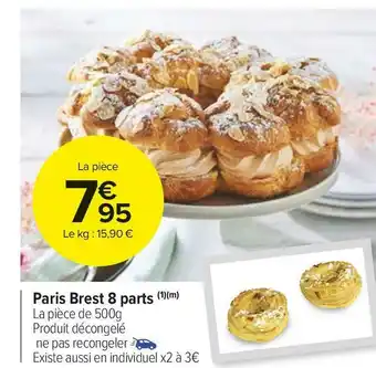 Carrefour Market Paris brest 8 parts offre