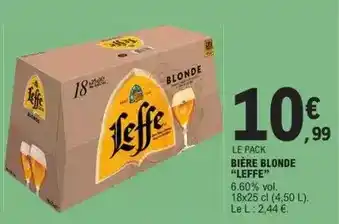 E.Leclerc Leffe - bière blonde offre