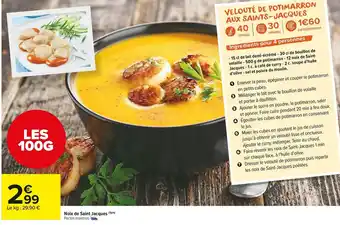 Carrefour Market Noix de saint jacques offre