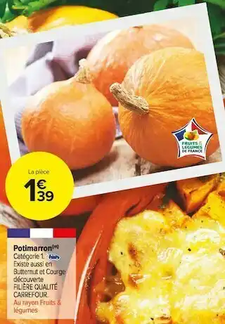 Carrefour Market Potimarron offre