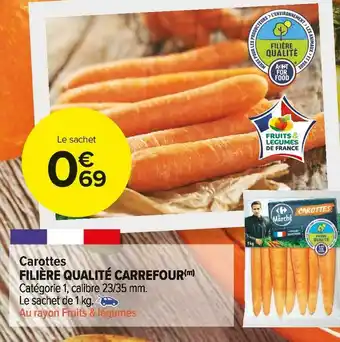 Carrefour Market Carrefour carottes offre