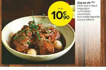 Carrefour Market Coq au vin offre