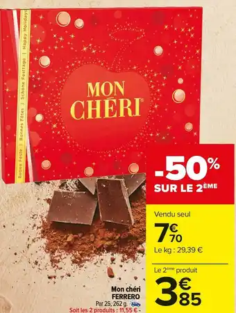 Carrefour Market Ferrero mon chéri offre