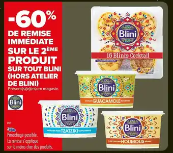 Carrefour Market Blini bon plan sur tout blini (hors atelier de blini) offre